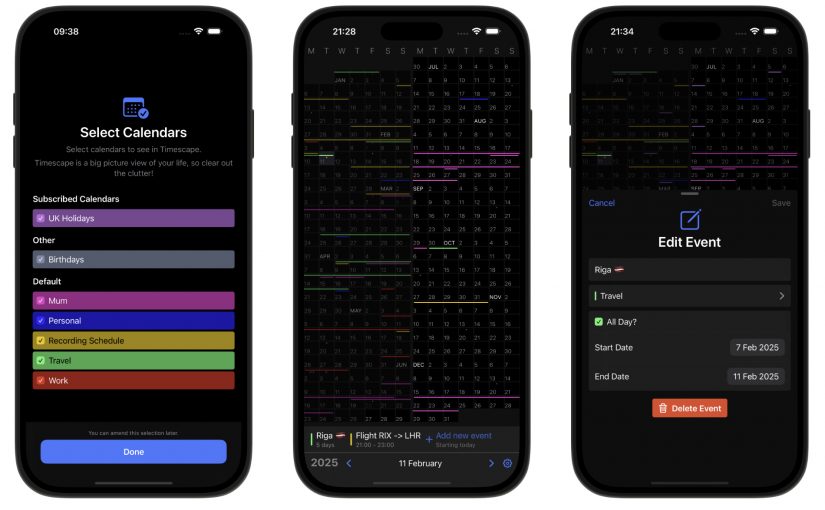 See Your Calendar in a New Way With Timescape