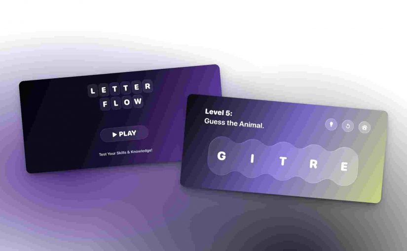 Letter Flow Taps Liquid Glass for a Calming Word Game Experience