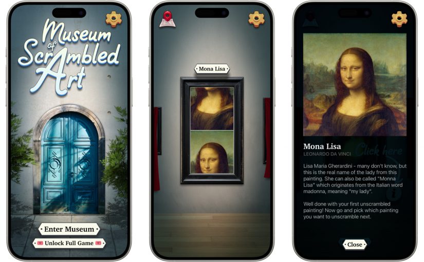 Learn More About Famous Paintings in the Cozy Puzzler Museum of Scrambled Art